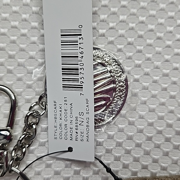 Donna Karan Handbag Scarf-khaki - Picture 5 of 7